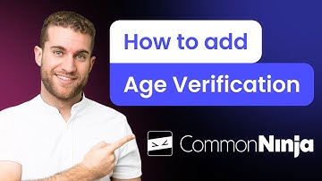 How to add an Age Verification to your website