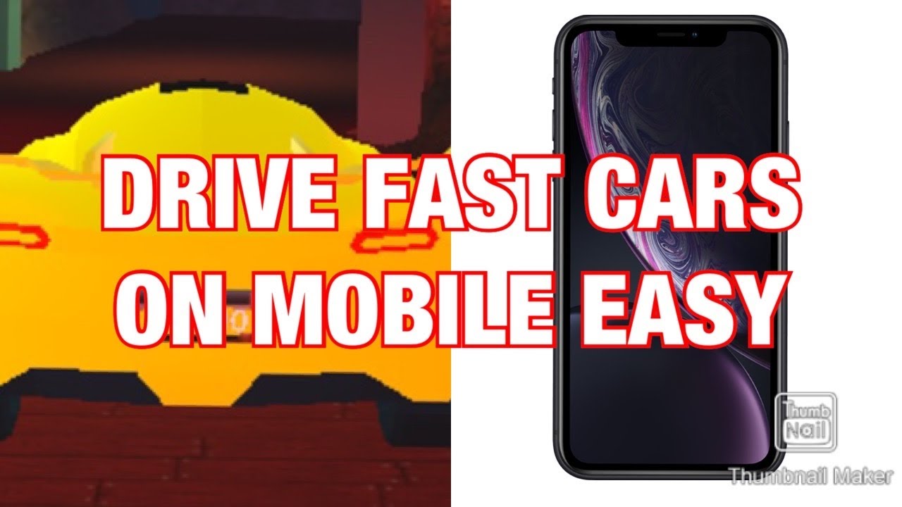 how to drive a car in roblox mobile