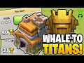 HUGE WHALES GET MY TH7 TO TITANS LEAGUE! - Clash of Clans