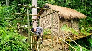 Build a bamboo kitchen with the perfect stove