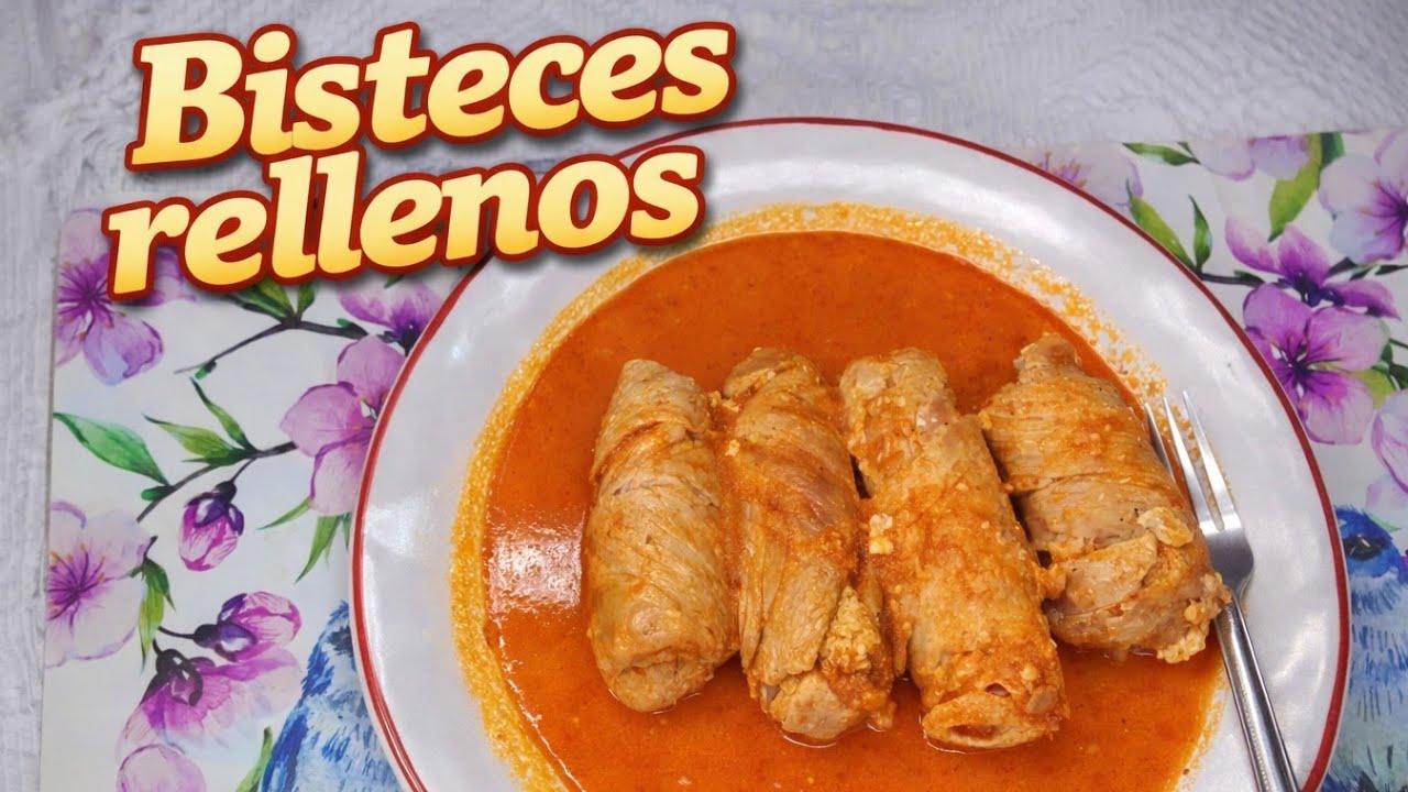 LUSETE CON ESTA RECETA...BISTEC RELLENO, DE JAMON Y QUESO OAXACA 😋