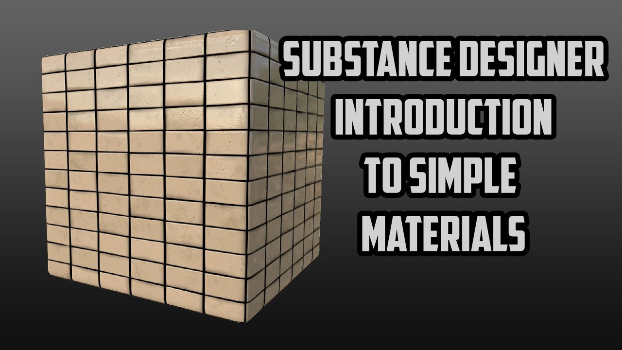 Substance Designer simple material Introduction