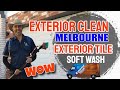 Exterior Tile Soft Wash &amp; Hot Water Pressure Clean - Exterior Clean Melbourne 0416 484 644