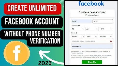 🔥 How to Create Unlimited Facebook Accounts with Unlimited Numbers in 2025 🚀📱 | 100% Working!