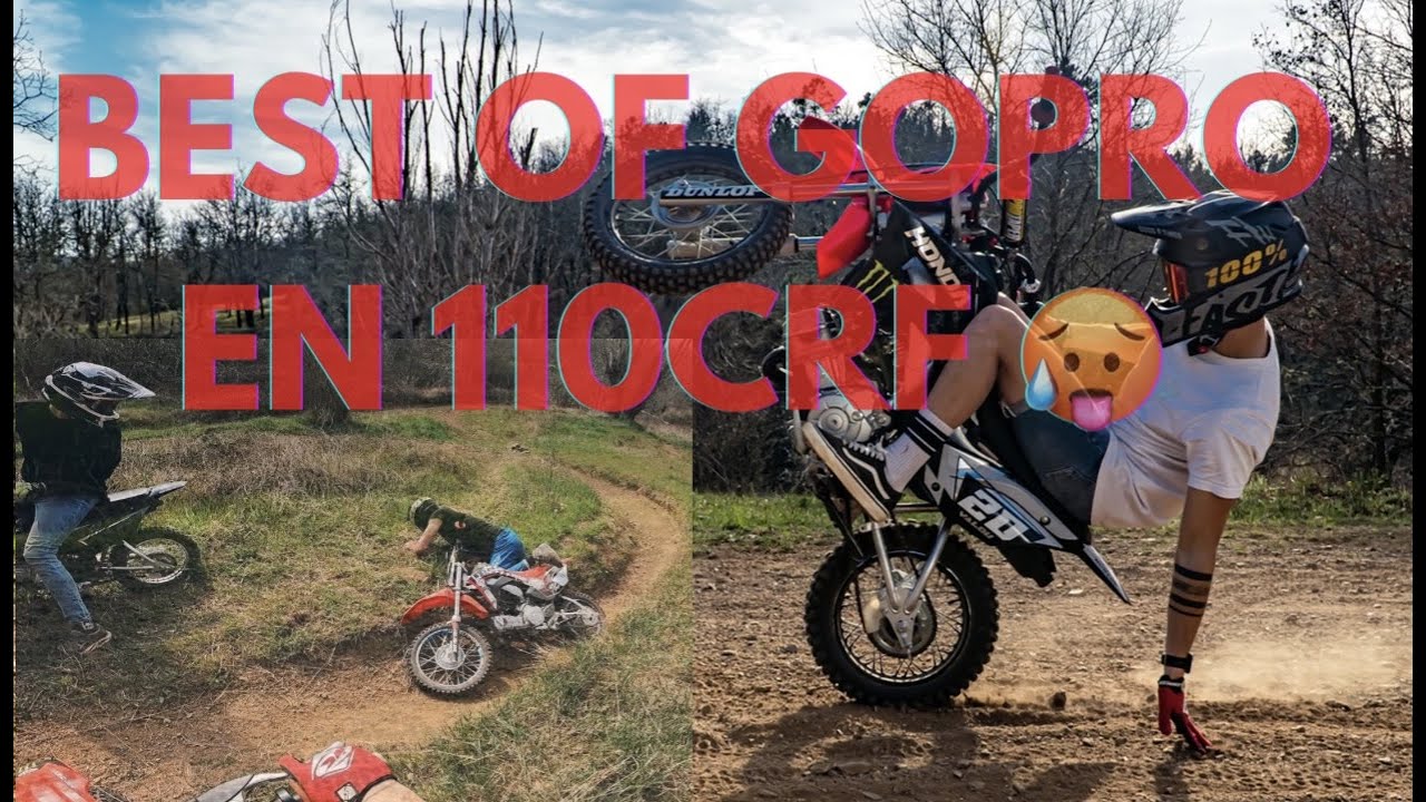 BEST OF GOPRO EN 110 CRF ( Block pass et chute 😱 )