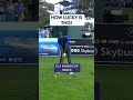 The LUCKIEST shot this year 🤯