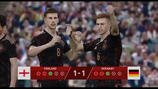 PES 2021 | England vs Germany | PS5 PC Gameplay Longplay | Best Soccer Video Games 2024