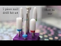 How to use Ceramic Nail Drill Bits - 7 pieces