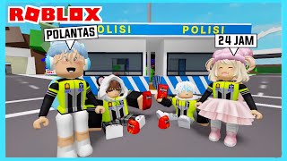 Aku Dan Adiku Terpaksa Harus Membuat Kantor Polisi Di Roblox Brookhaven ft @Shasyaalala