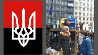 What is the red and black flag in Ukraine?