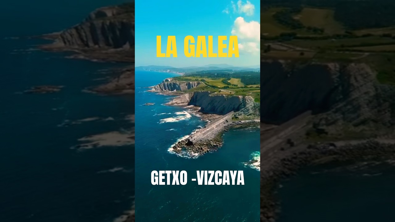 La Galea Getxo en 4K | Dron épico sobre los acantilados y el mar Cantábrico  #euskadi #dji #drone