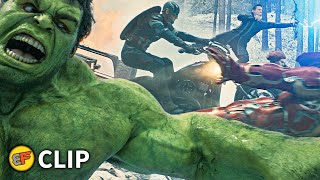 Avengers vs HYDRA - Opening Scene | Avengers Age of Ultron (2015) Movie Clip HD 4K