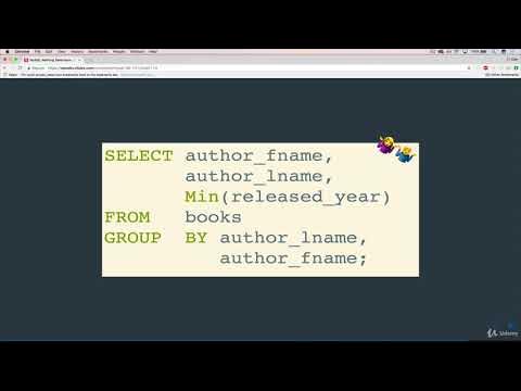 Using Min and Max with Group By SQL - YouTube