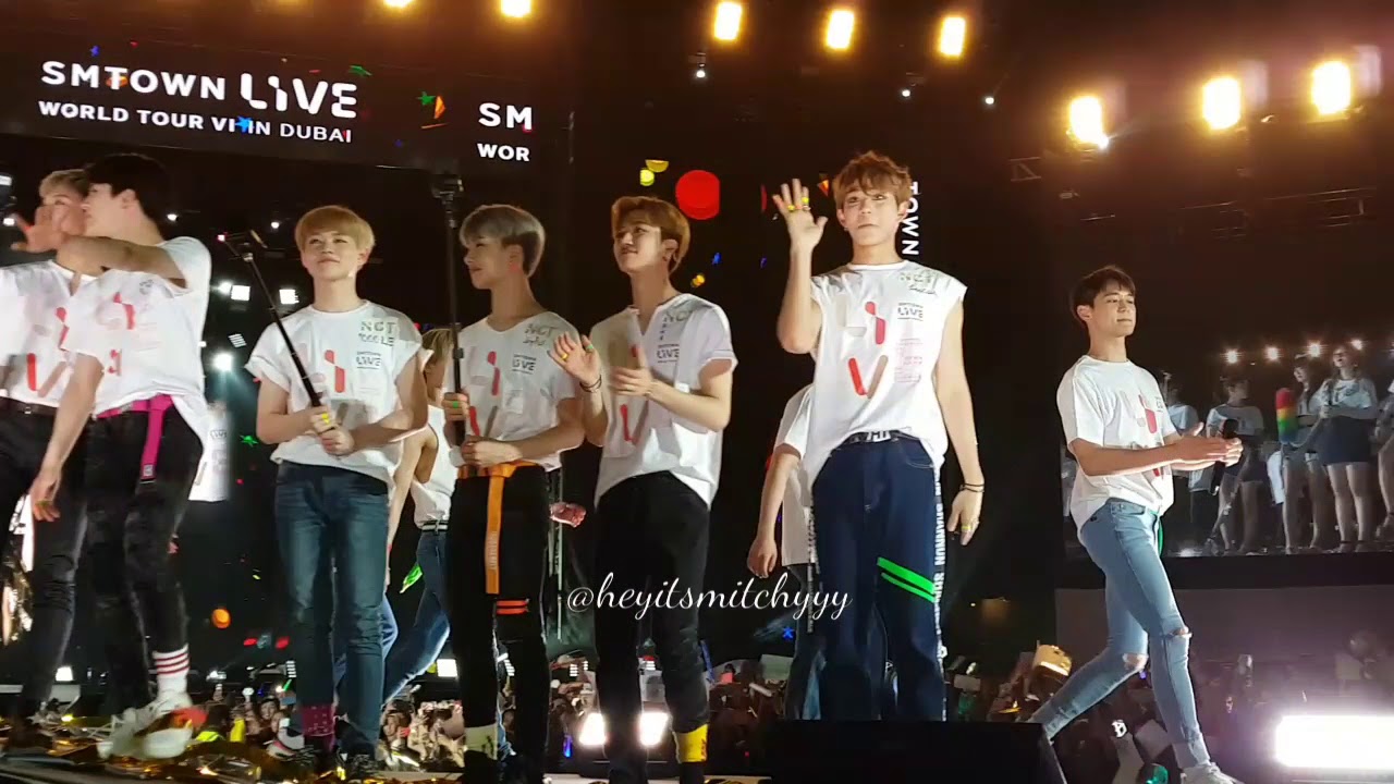 [FANCAM] SMTOWN in DUBAI 06042018 - ENDING
