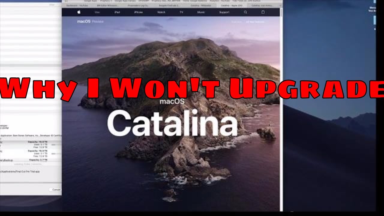 #1 REASON why I won't upgrade to OS Catalina - YouTube