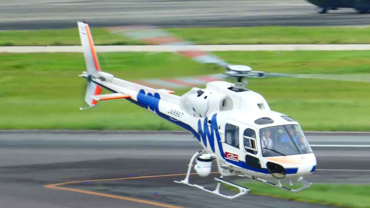 CBC取材ヘリコプター 中日本航空 Aerospatiale AS355F2 Ecureuil 2