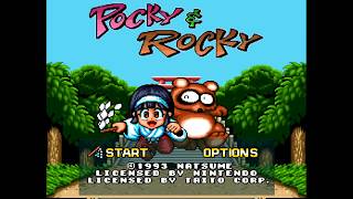【SFC-05】 Pocky &amp; Rocky 奇々怪界-謎の黒マント-