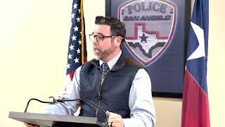 PRESS CONFERENCE: 3 Arrested After Shots-Fired Call, Vehicle Pursuit in San Angelo