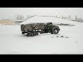 КрАЗ-6322 долає снігові перешкоди на полігоні