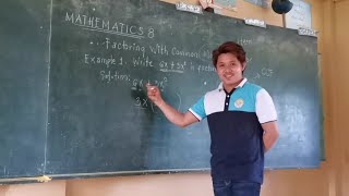 MATH 8 - FACTORING WITH COMMON MONOMIAL FACTOR