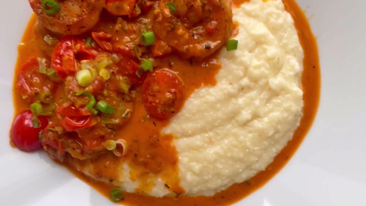 How to Make Shrimp and Grits (Tomato Gravy) Shrimp in Tomato Gravy