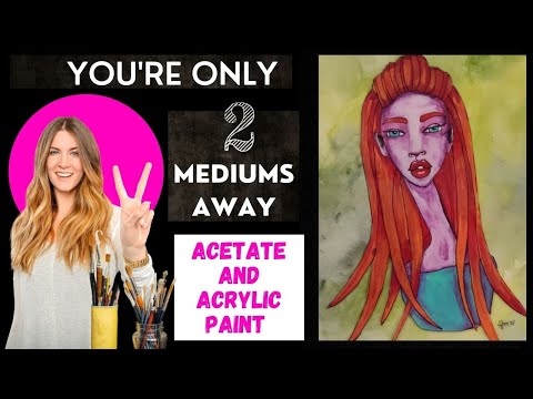 THIS WEEK&rsquo;S #HOWTOTUESDAYS LESSON IS ALL ABOUT HOW TO PAINT ON #ACETATE!!!