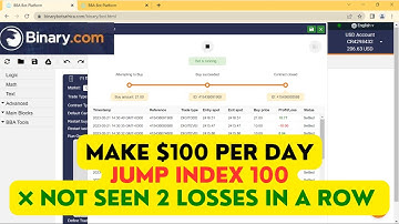 I MADE $100 USING ODD EVEN DERIV/BINARY BOT WITH INBUILT DIGIT ANALYSIS TOOL - BEST BOT SO FAR
