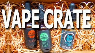 Review of Vape Crate its a Box Full of e-juice e-liquid by subscription