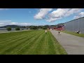 Test av filming med drone på rulleskøyter
