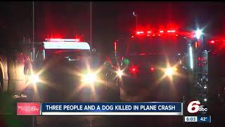 Small plane crash kills 3 people and a dog in Franklin County