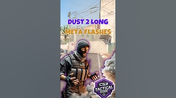 2 Perfect Flashes to Take Control on Long 🔥 | CS2 Dust 2 Guide #dust2 #dust2smokes #cs2utility
