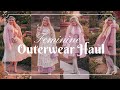 Spring  winter outerwear haul  girly pink coat collection