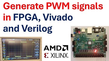 Generate PWM signals in in FPGA, Vivado and Verilog - FPGA and Digital System Tutorials