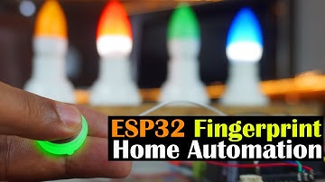ESP32 Fingerprint based Biometric Door Lock & Home Automation