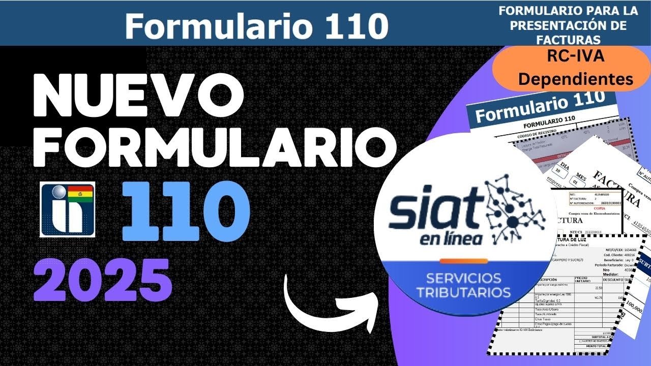 📋 ¿Cómo llenar el NUEVO FORM 110 Dependientes en el SIAT en el 2025? 🚀 ...