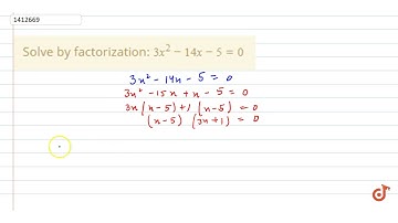 Solve by    factorization:  ltmath gt  ltmrow gt  ltmn gt3 lt/mn gt ltmsup gt  ltmi gtx lt/mi