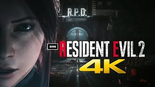 Resident Evil 2 Remake 👻 Claire A 👻| 4K\/60fps HDR | Game Movie Walkthrough Gameplay No Commentary