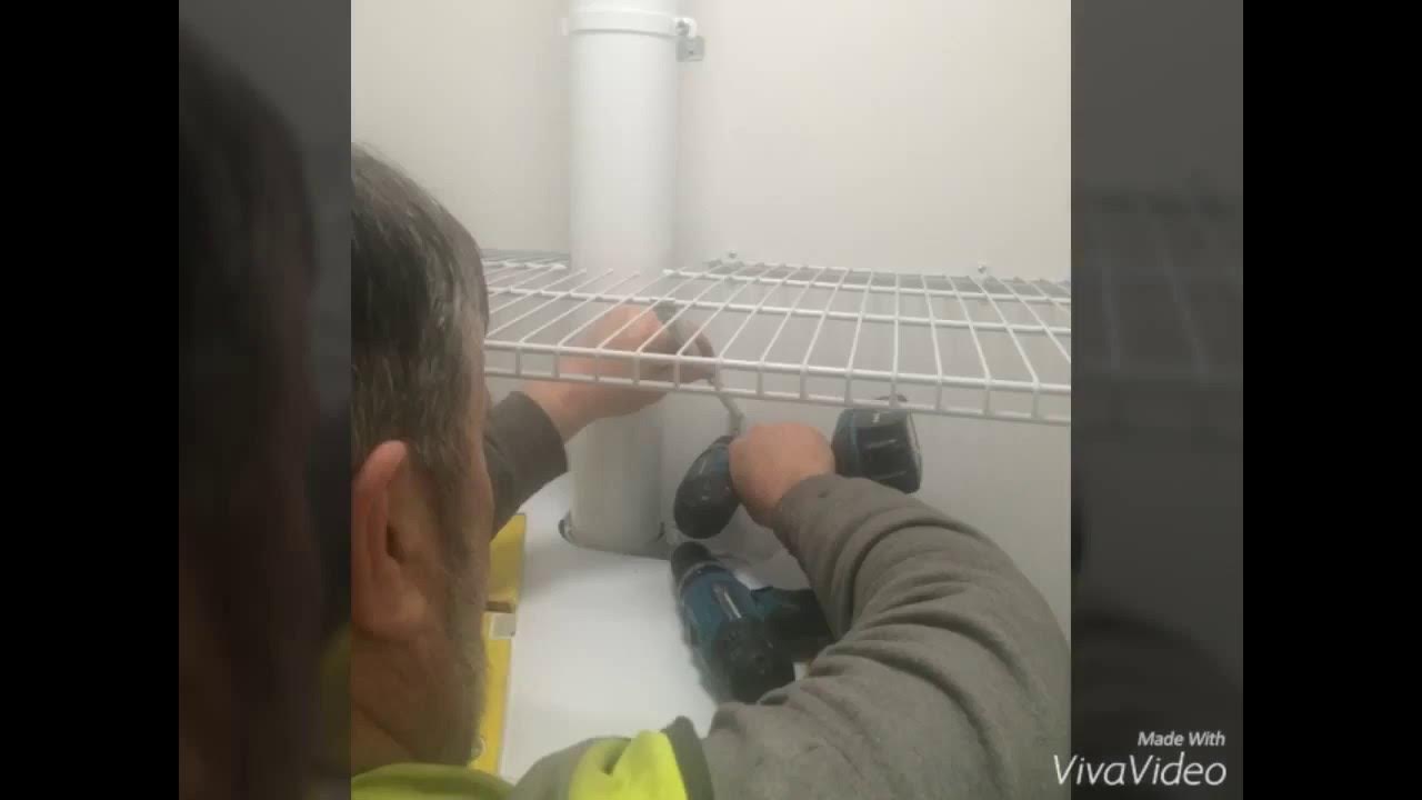 How To Install Regular Fix ClosetMaid Shelving YouTube