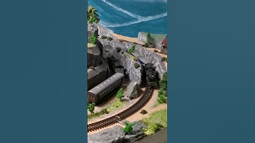 N Gauge Model Railway Steam Train Running Session at Monsville Railways. #modelrailways #ngauge