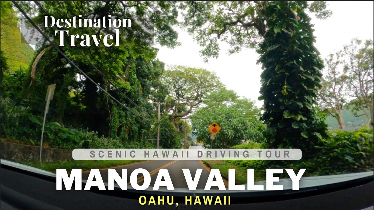 Moana Valley Views | Virtual Driving Tour | Hawaii Travel
