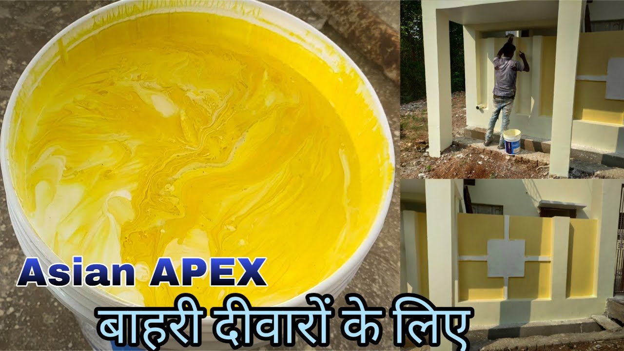 Asian Apex waterproof paint best paint for Asian Asian exterior
