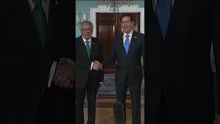 U.S. State Sec, Marco Rubio meets with Pakistani Foreign Minister at the State Department