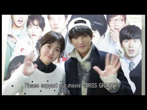 MISS GRANNY main trailer with SHIM Eun-kyung & Jin-Young of B1A4 greetings