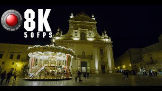 8K 50fps Carousel - 'La meravigliosa giostra dei cavalli' -  MARSICO! by Airfilm_it 682 views 2 years ago 1 minute, 44 seconds