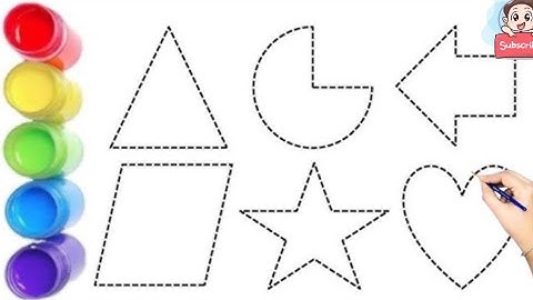 Learn Basic Shapes with Names Through Drawing | Easy Shapes for Kids