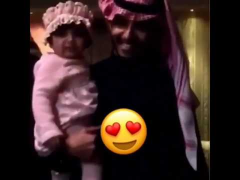 غنى بنت سعد السبيعي تبكي لما شالها عمها ماجد سكتت تحسبه ابوها ياقلبي