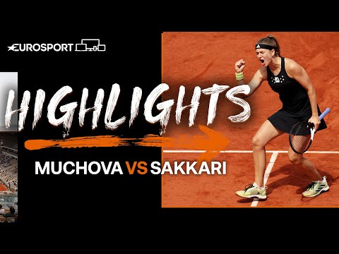Karolina Muchova knocks fourth seed Maria Sakkari out in Round 2 | 2022 Roland Garros | Eurosport