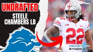 UNDRAFTED: Detroit Lions UDFA LB Steele Chambers