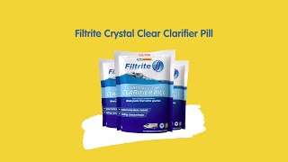 Filtrite Crystal Clear Clarifier Pill with Clark Rubber