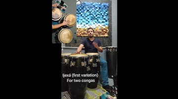 Ijexá (first variation) for two congas